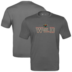 Minnesota Wild Levelwear Anthem Journey Performance T-Shirt - Charcoal | NHL Lifestyle