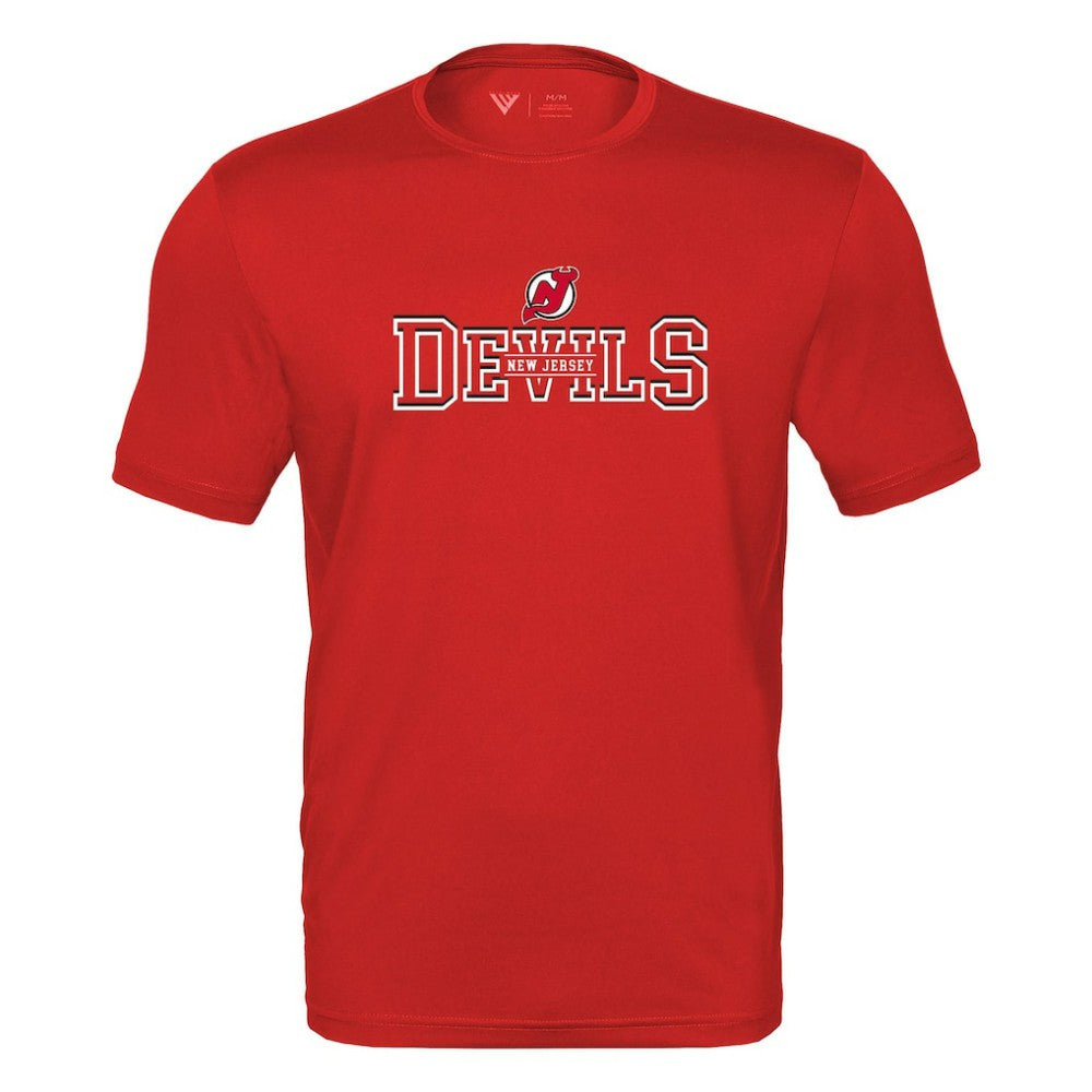 New Jersey Devils Levelwear Anthem Journey Performance T-Shirt - Red | NHL discount