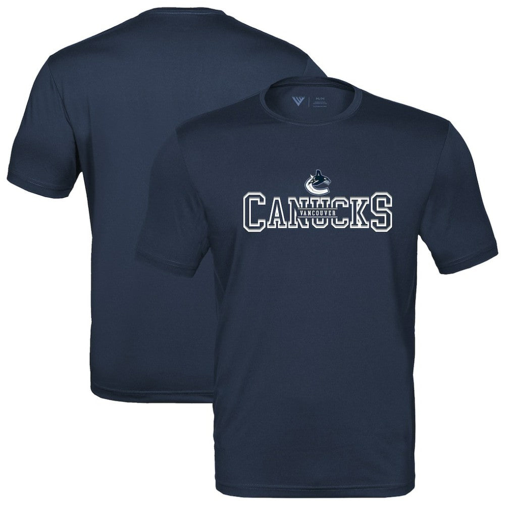 Vancouver Canucks Levelwear Anthem Journey Performance T-Shirt - Navy | NHL online