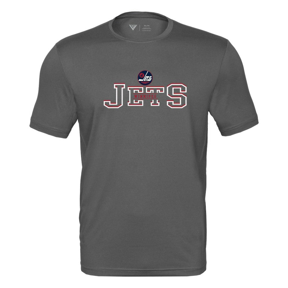 Winnipeg Jets Levelwear Anthem Journey Performance T-Shirt - Charcoal | NHL Lifestyle