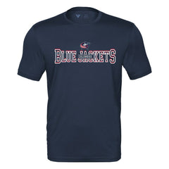 Columbus Blue Jackets Levelwear Anthem Journey Performance T-Shirt - Navy | NHL Clearance