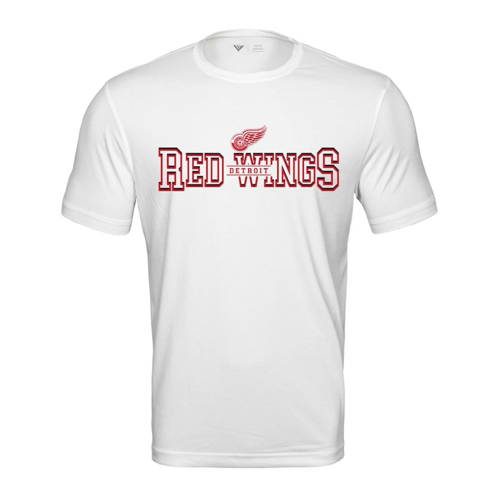 Detroit Red Wings Levelwear Anthem Journey Performance T-Shirt - White | NHL Clearance