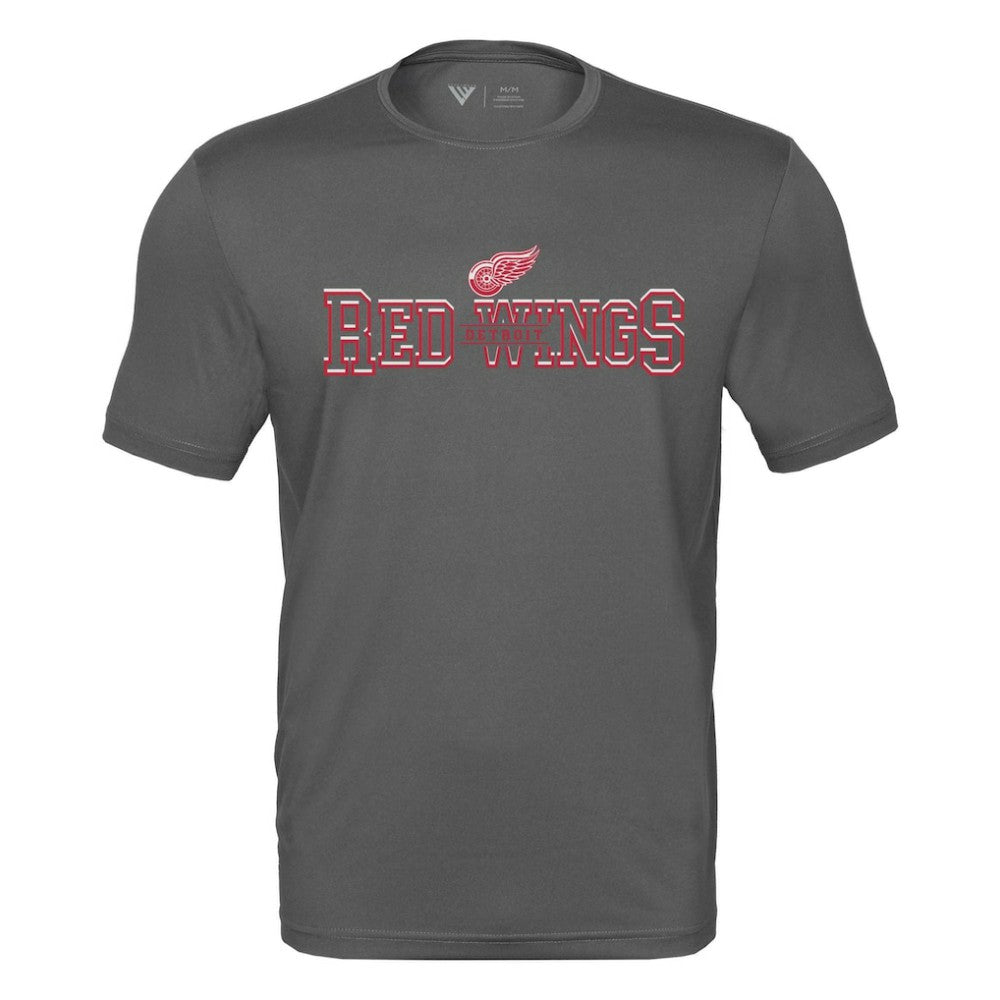 Detroit Red Wings Levelwear Anthem Journey Performance T-Shirt - Charcoal | NHL online