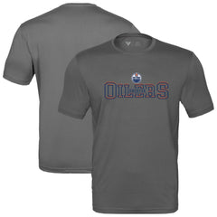 Edmonton Oilers Levelwear Anthem Journey Performance T-Shirt - Charcoal | NHL near me