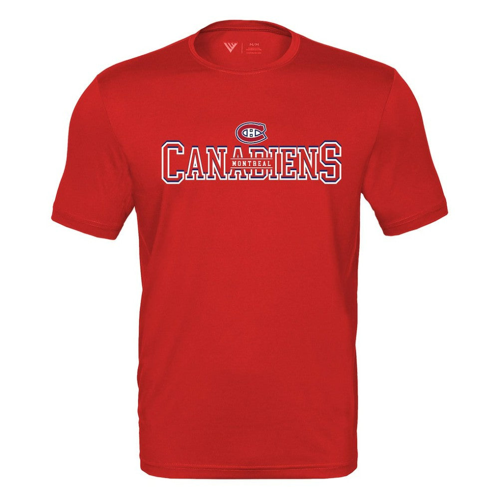 Montreal Canadiens Levelwear Anthem Journey Performance T-Shirt - Red | NHL Lifestyle