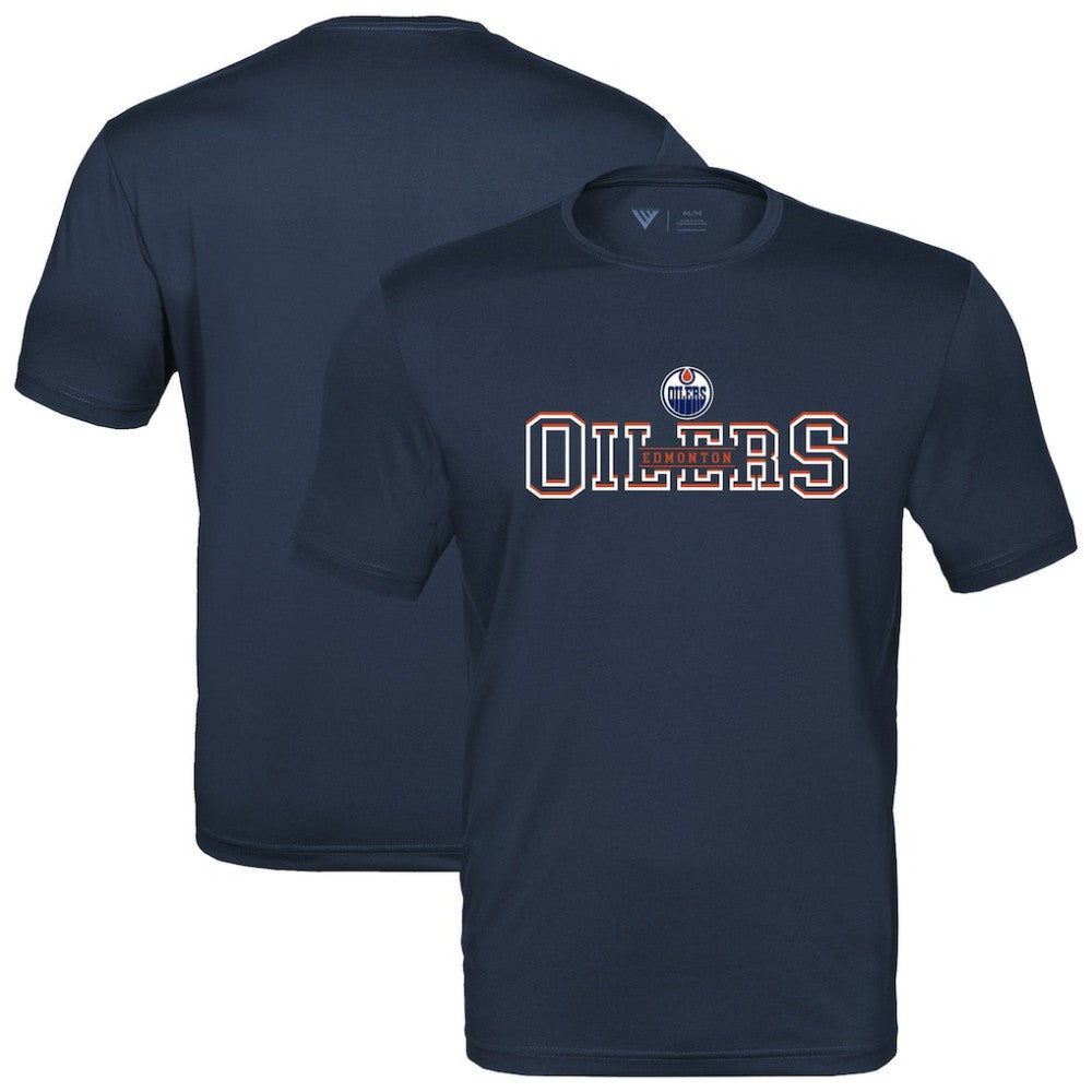 Edmonton Oilers Levelwear Anthem Journey Performance T-Shirt - Navy | NHL discount