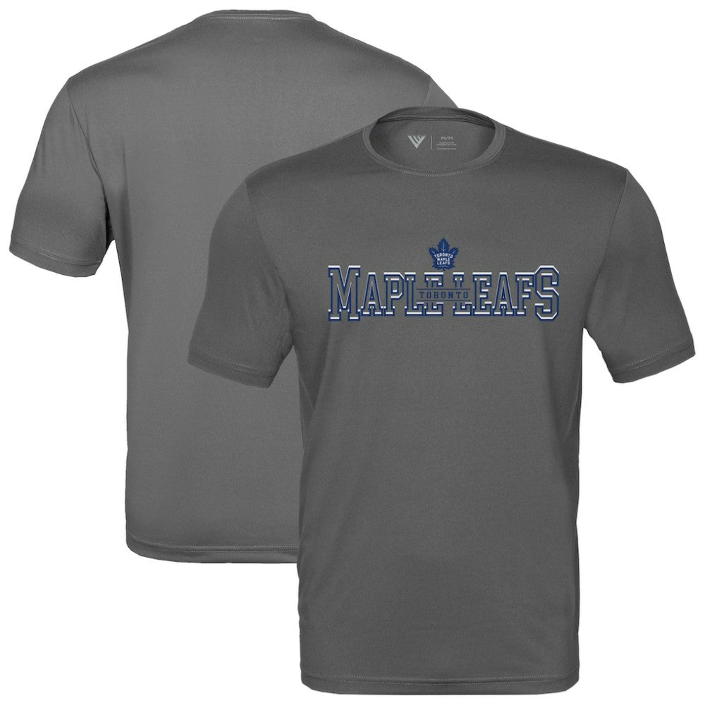 Toronto Maple Leafs Levelwear Anthem Journey Performance T-Shirt - Charcoal | NHL Lifestyle