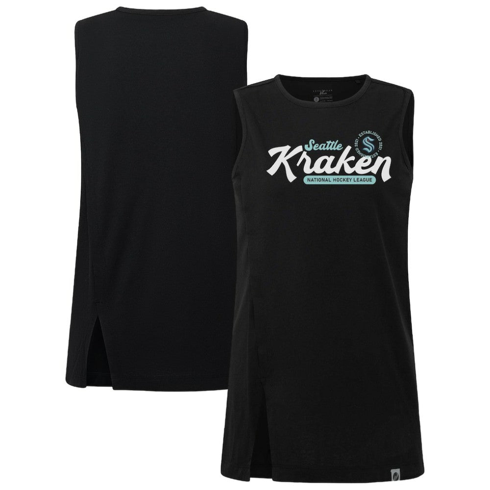Seattle Kraken Levelwear Women's Influx Monument Tank Top - Black | NHL on sale