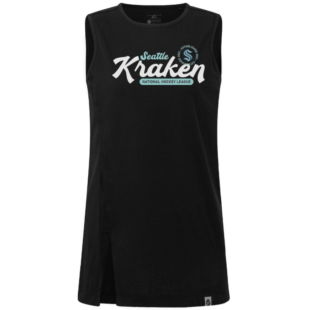Seattle Kraken Levelwear Women's Influx Monument Tank Top - Black | NHL on sale