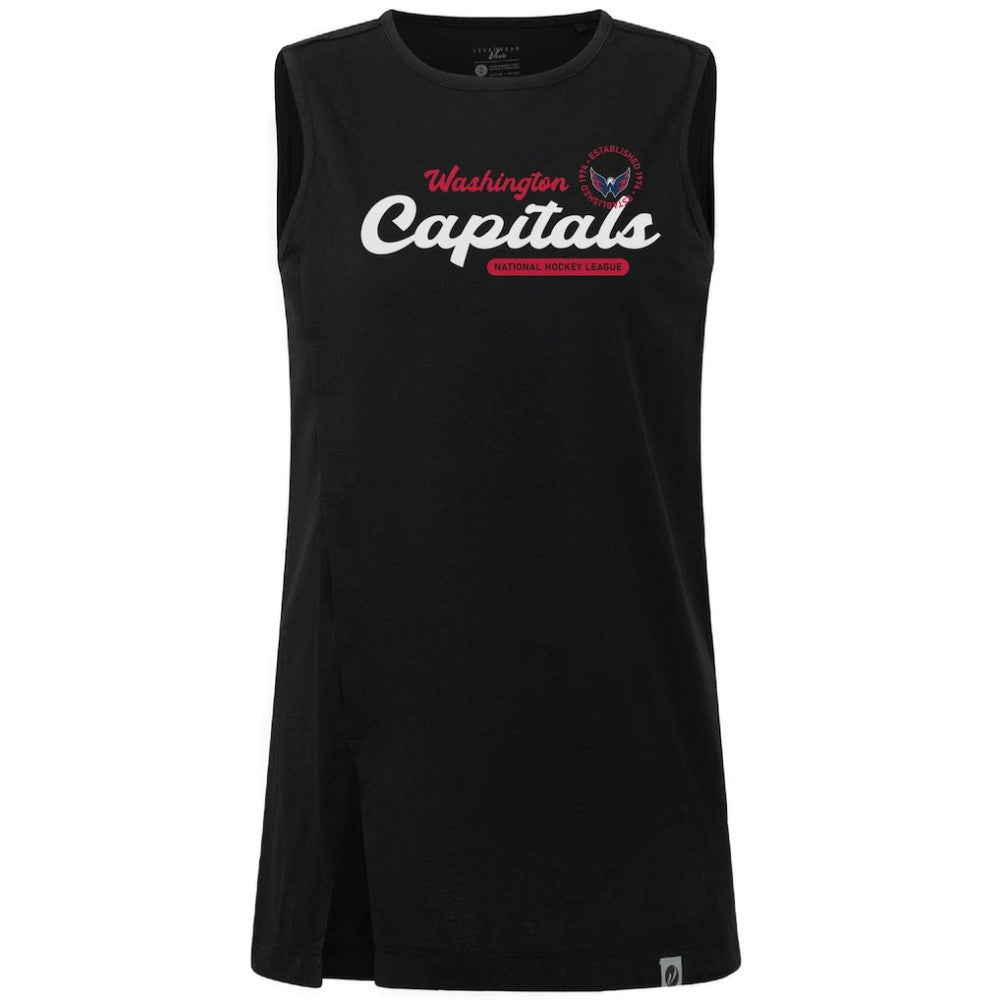 Washington Capitals Levelwear Women's Influx Monument Tank Top - Black | NHL on sale