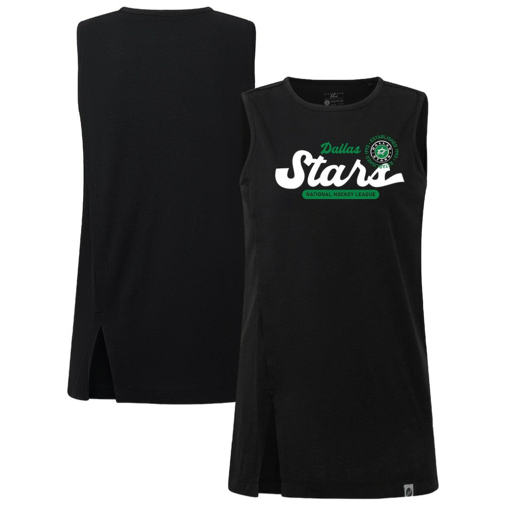 Dallas Stars Levelwear Women's Influx Monument Tank Top - Black | NHL discount