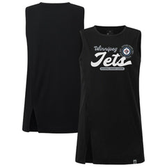 Winnipeg Jets Levelwear Women's Influx Monument Tank Top - Black | NHL sale