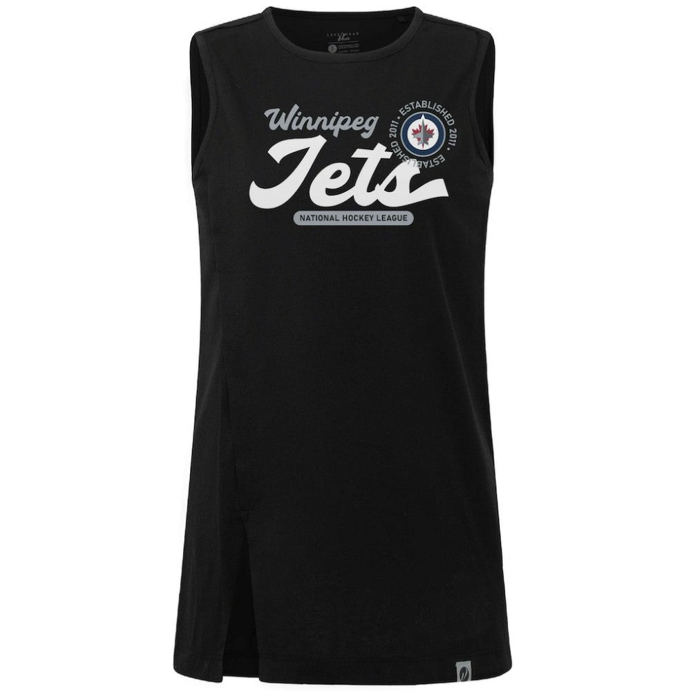 Winnipeg Jets Levelwear Women's Influx Monument Tank Top - Black | NHL sale