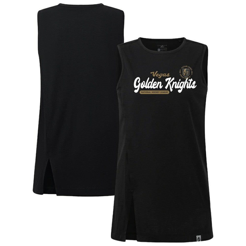 Vegas Golden Knights Levelwear Women's Influx Monument Tank Top - Black | NHL discount