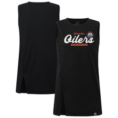 Edmonton Oilers Levelwear Women's Influx Monument Tank Top - Black | NHL online