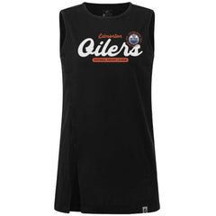 Edmonton Oilers Levelwear Women's Influx Monument Tank Top - Black | NHL online