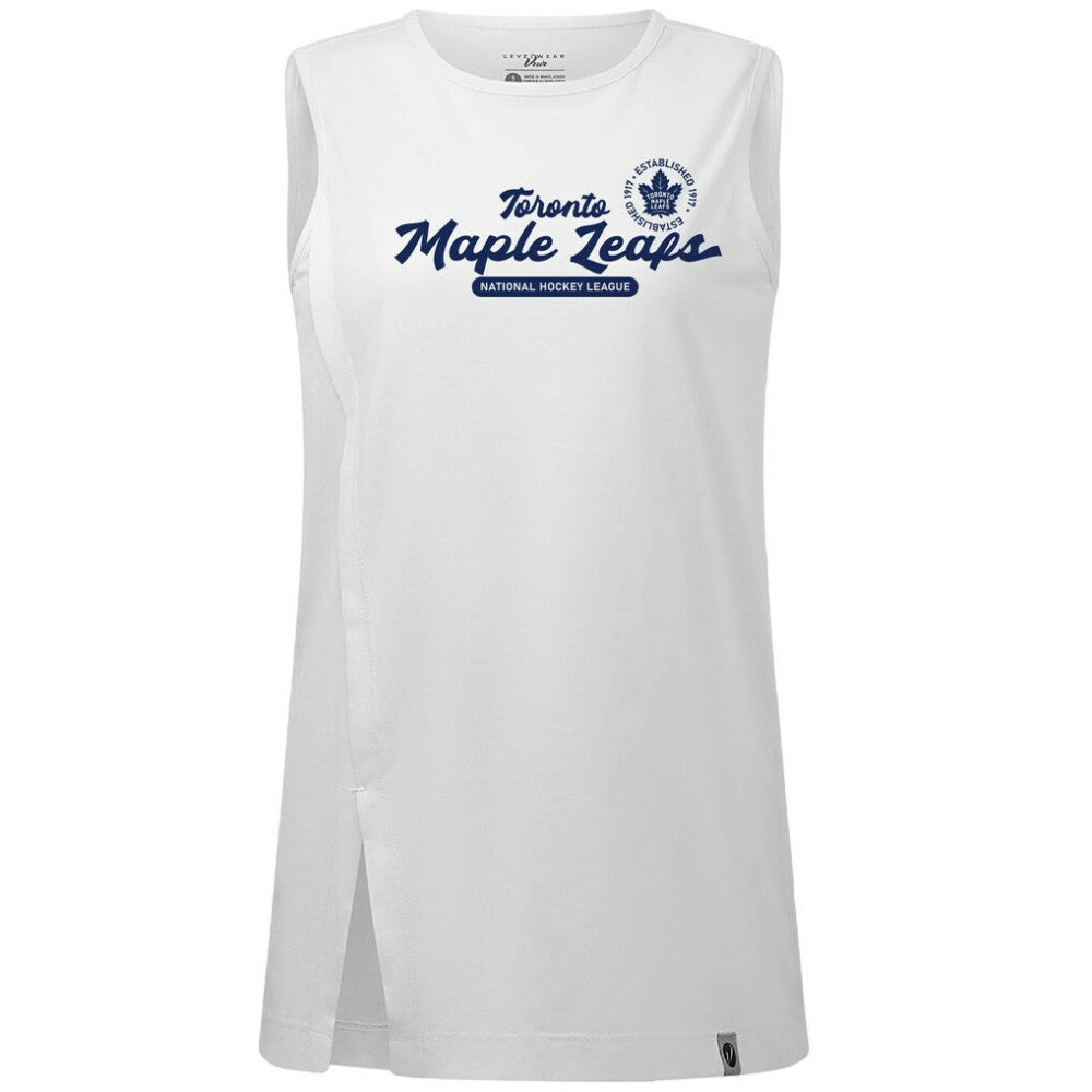 Toronto Maple Leafs Levelwear Women's Influx Monument Tank Top - White | NHL online