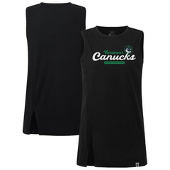 Vancouver Canucks Levelwear Women's Influx Monument Tank Top - Black | NHL sale