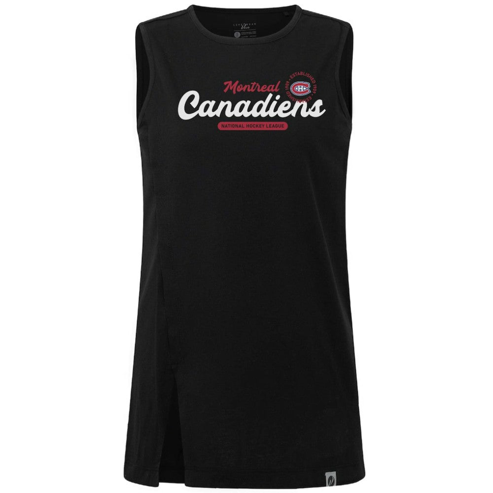 Montreal Canadiens Levelwear Women's Influx Monument Tank Top - Black | NHL discount
