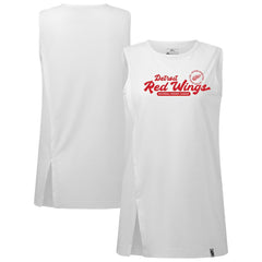 Detroit Red Wings Levelwear Women's Influx Monument Tank Top - White | NHL near me