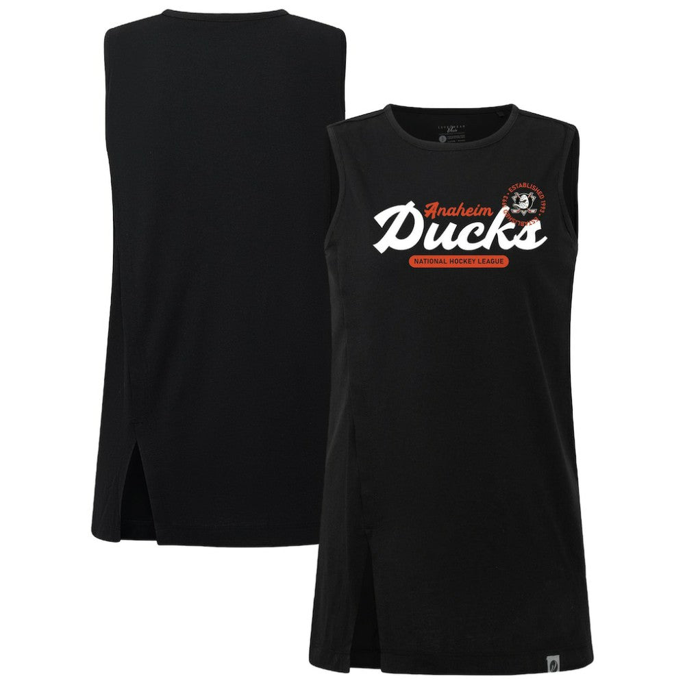 Anaheim Ducks Levelwear Women's Influx Monument Tank Top - Black | NHL online