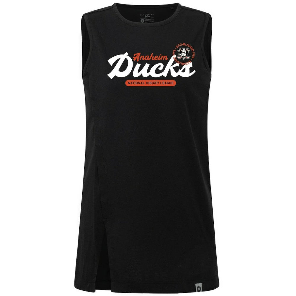 Anaheim Ducks Levelwear Women's Influx Monument Tank Top - Black | NHL online