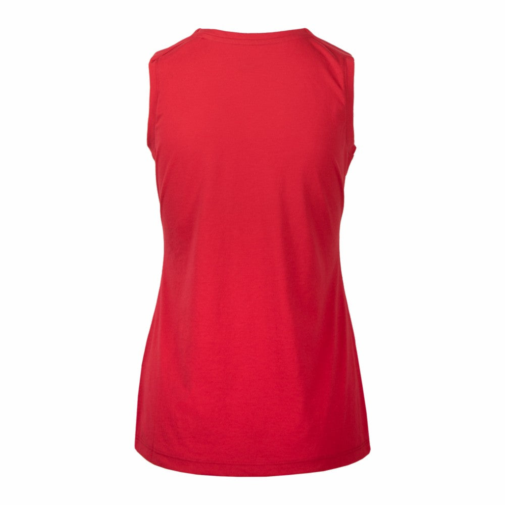 New York Rangers Levelwear Women's Macy Banner Arch Tank Top - Red | NHL Lifestyle