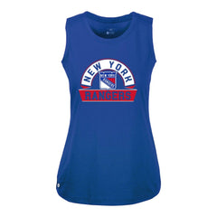 New York Rangers Levelwear Women's Macy Banner Arch Tank Top - Royal | NHL on sale