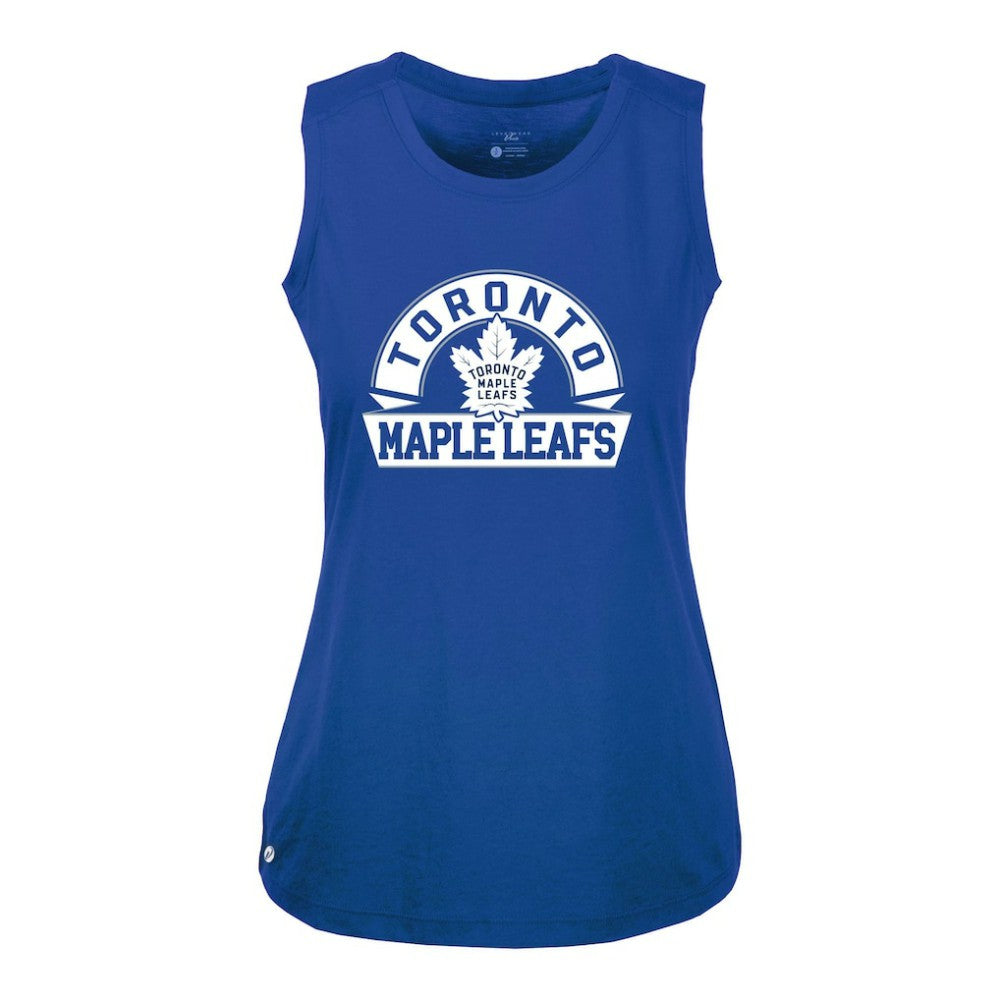 Toronto Maple Leafs Levelwear Women's Macy Banner Arch Tank Top - Royal | NHL online