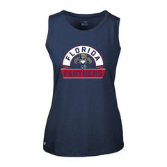 Florida Panthers Levelwear Women's Macy Banner Arch Tank Top - Navy | NHL on sale