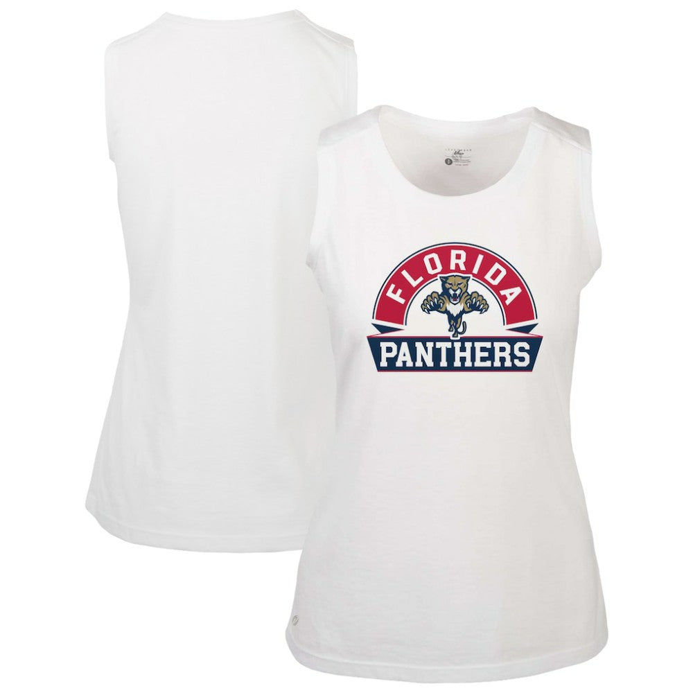 Florida Panthers Levelwear Women's Macy Banner Arch Tank Top - White | NHL on sale