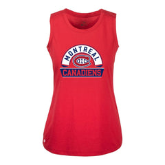Montreal Canadiens Levelwear Women's Macy Banner Arch Tank Top - Red | NHL Clearance