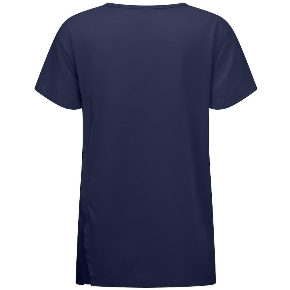 Columbus Blue Jackets Levelwear Women's Influx Monument T-Shirt - Navy | NHL sale