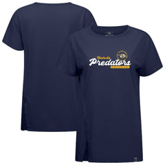 Nashville Predators Levelwear Women's Influx Monument T-Shirt - Navy | NHL near me