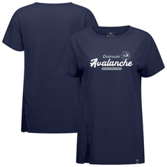 Colorado Avalanche Levelwear Women's Influx Monument T-Shirt - Navy | NHL sale