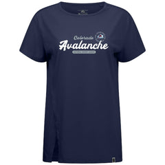 Colorado Avalanche Levelwear Women's Influx Monument T-Shirt - Navy | NHL sale