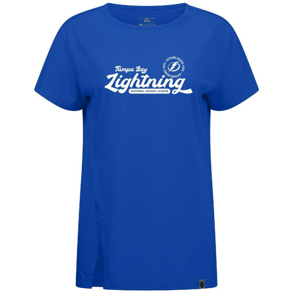 Tampa Bay Lightning Levelwear Women's Influx Monument T-Shirt - Royal | NHL online