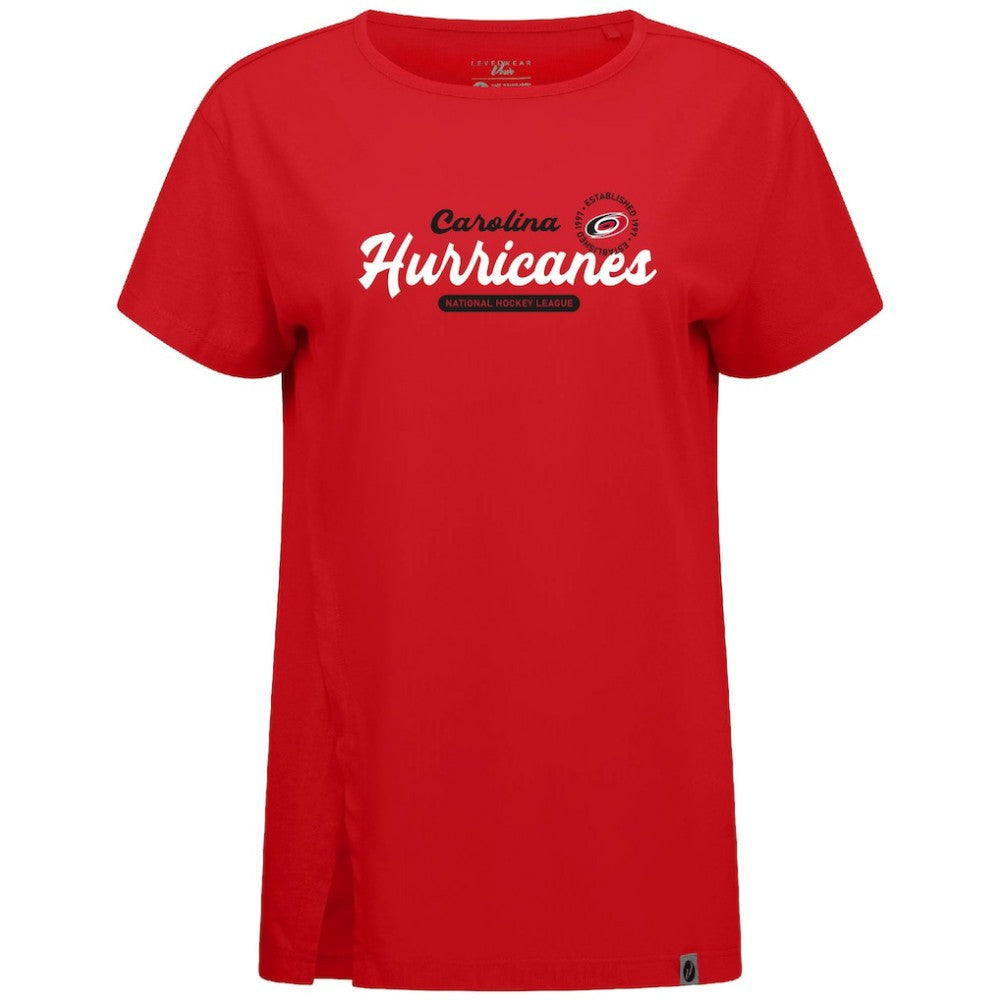 Carolina Hurricanes Levelwear Women's Influx Monument T-Shirt - Red | NHL sale