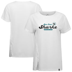 San Jose Sharks Levelwear Women's Influx Monument T-Shirt - White | NHL sale
