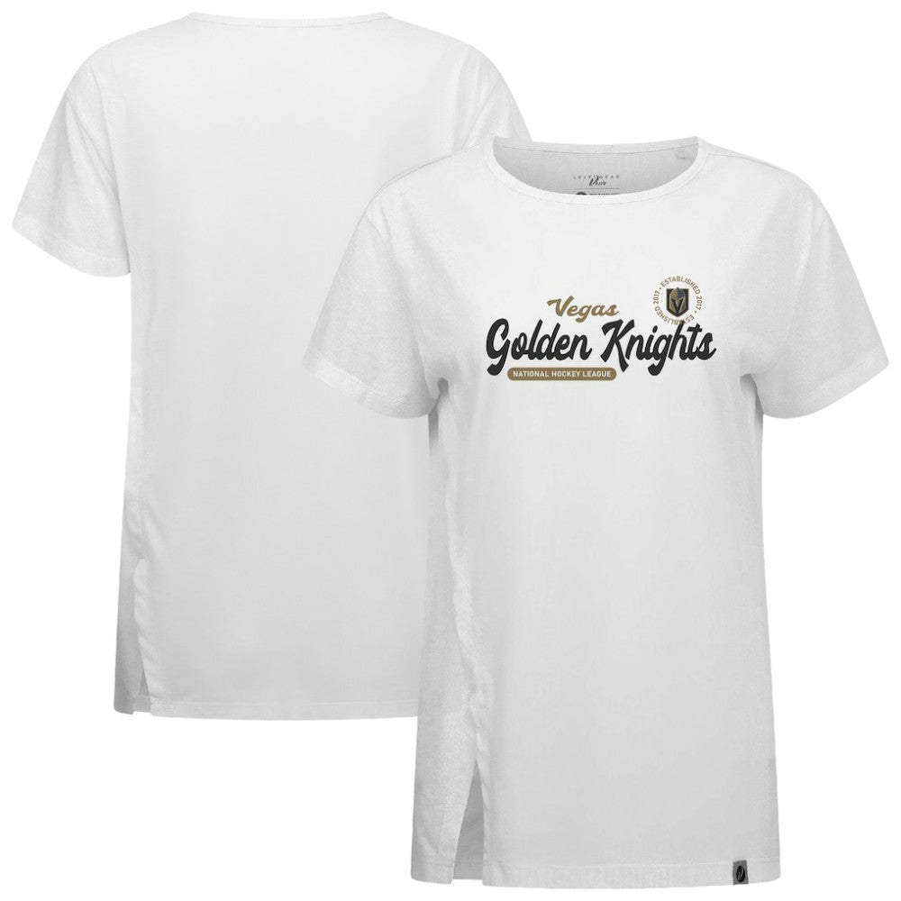Vegas Golden Knights Levelwear Women's Influx Monument T-Shirt - White | NHL sale