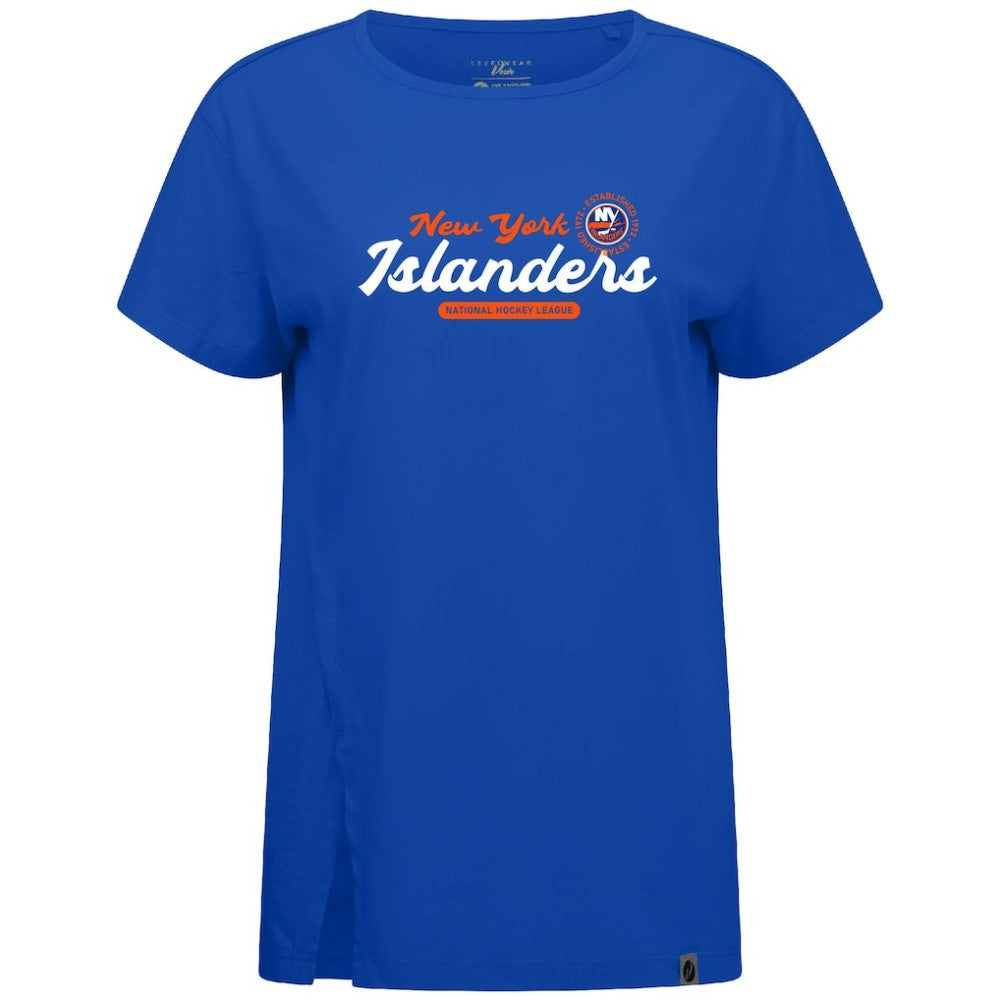 New York Islanders Levelwear Women's Influx Monument T-Shirt - Royal | NHL online