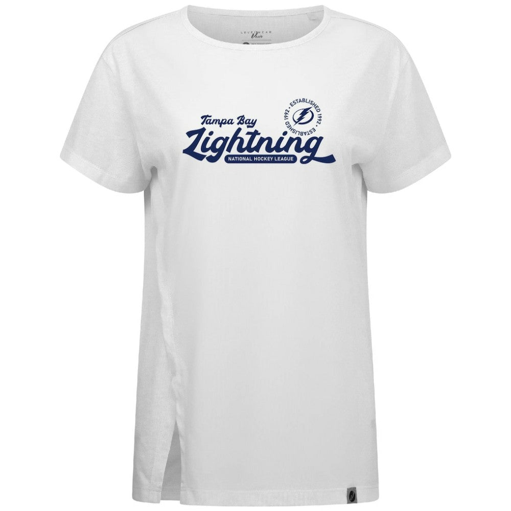 Tampa Bay Lightning Levelwear Women's Influx Monument T-Shirt - White | NHL sale