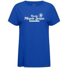 Toronto Maple Leafs Levelwear Women's Influx Monument T-Shirt - Royal | NHL Clearance