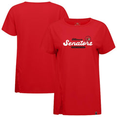 Ottawa Senators Levelwear Women's Influx Monument T-Shirt - Red | NHL Lifestyle