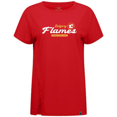 Calgary Flames Levelwear Women's Influx Monument T-Shirt - Red | NHL near me