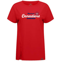 Montreal Canadiens Levelwear Women's Influx Monument T-Shirt - Red | NHL online