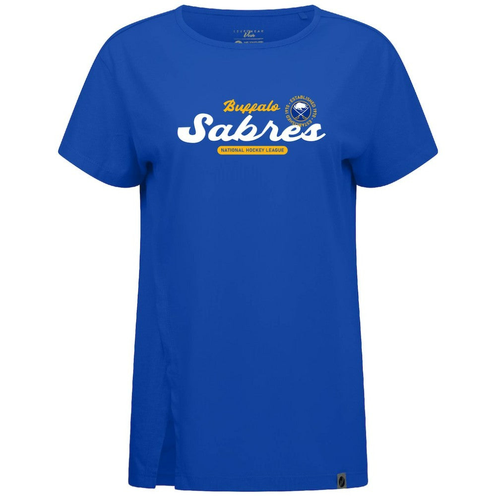 Buffalo Sabres Levelwear Women's Influx Monument T-Shirt - Royal | NHL on sale