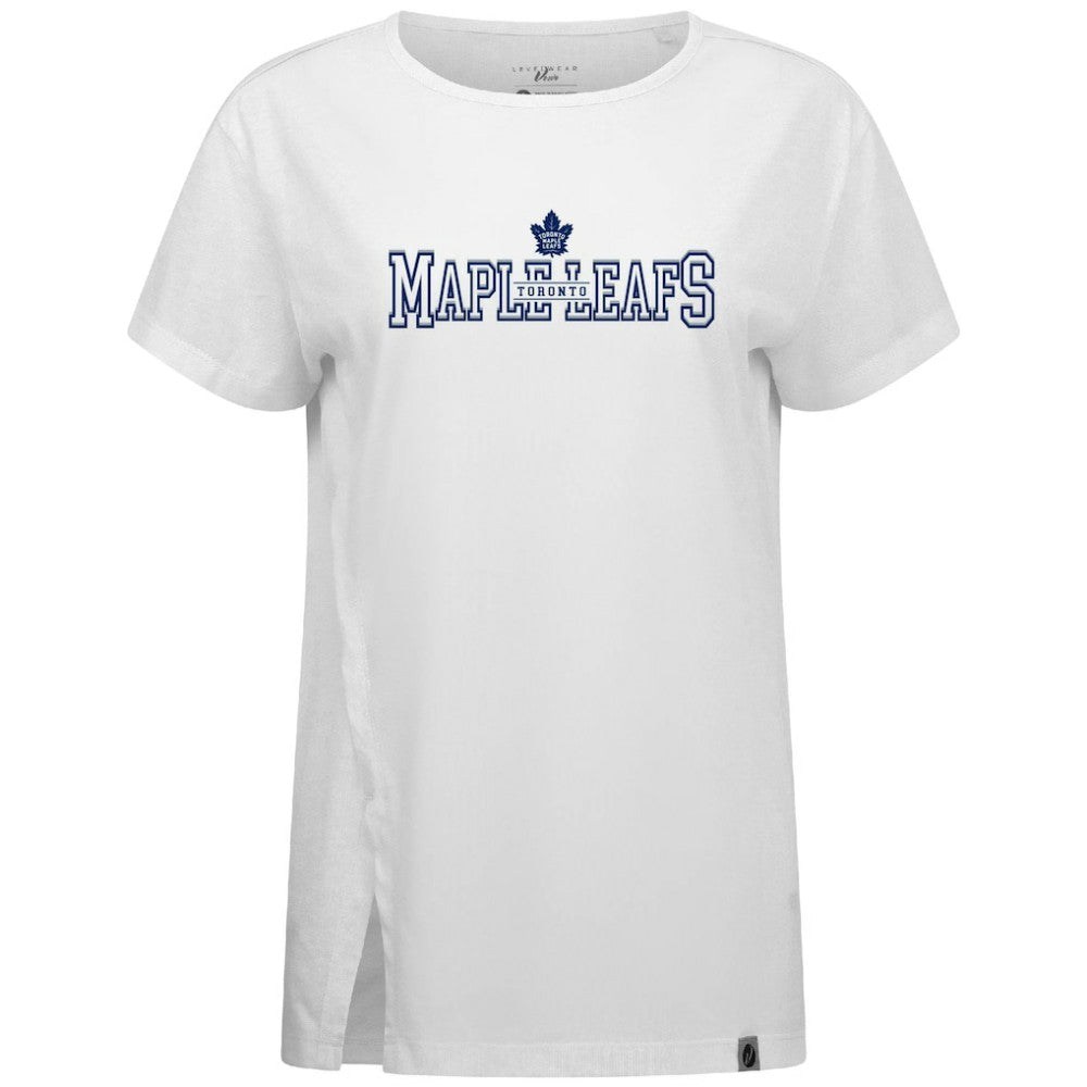 Toronto Maple Leafs Levelwear Women's Influx Journey T-Shirt - White | NHL discount