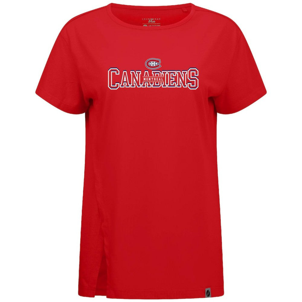 Montreal Canadiens Levelwear Women's Influx Journey T-Shirt - Red | NHL online