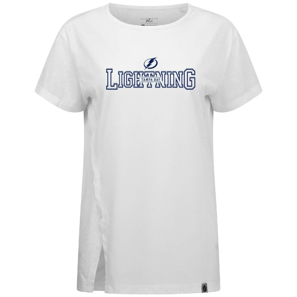 Tampa Bay Lightning Levelwear Women's Influx Journey T-Shirt - White | NHL sale